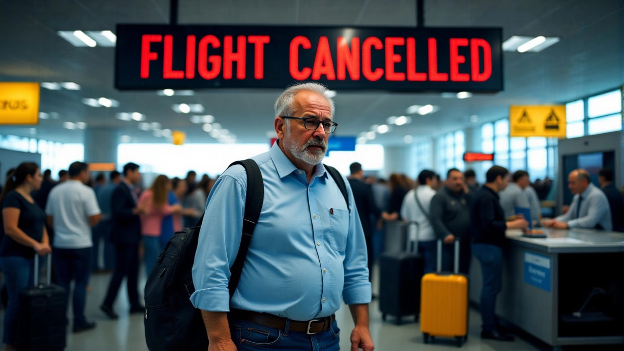 Airline Cancellations Strand Thousands at Six U.S. Hubs